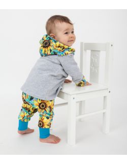 Spodnie dla niemowlaka słoneczniki