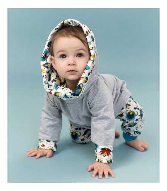Spodnie dżersejowe dla niemowlaka kaszubskie