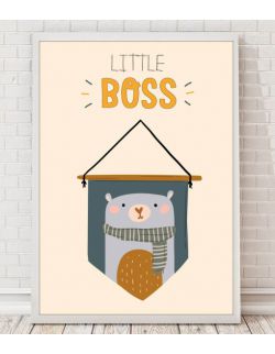 Plakat Little boss A3