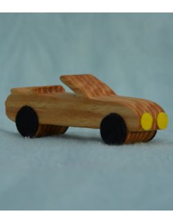 Zestaw aut z drewna