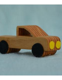 Zestaw aut z drewna