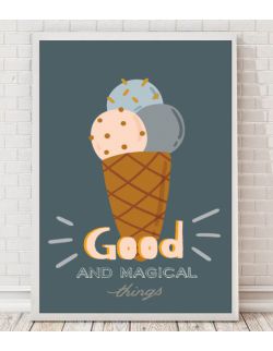 Plakat Ice cream A3
