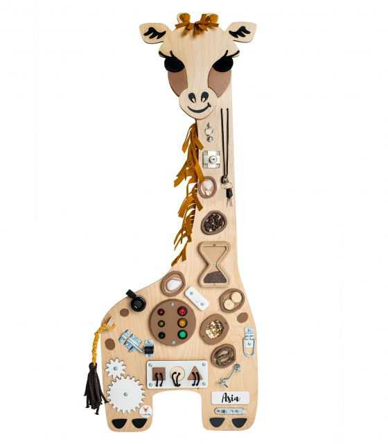 Żyrafa Franka Patenciara tablica manipulacyjno-sensoryczna
