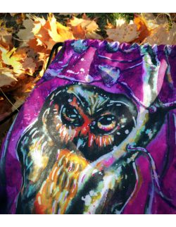 Inbetween Worko-plecak "Trippin Owl" Sowa Grzybki