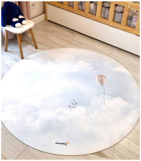 Mata dla dzieci dywanik kauczukowy | w chmurach