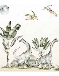 Naklejki na ścianę Dinozaury | ZESTAW NR2