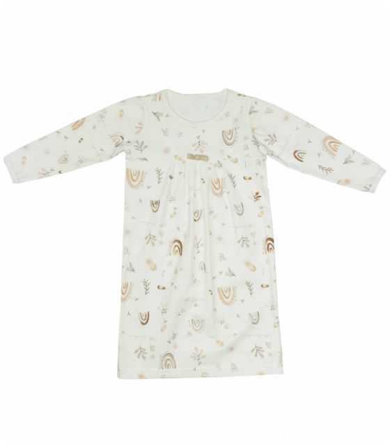 Piżamka dziewczęca SAMIRA koszula nocna Słoneczny Beż