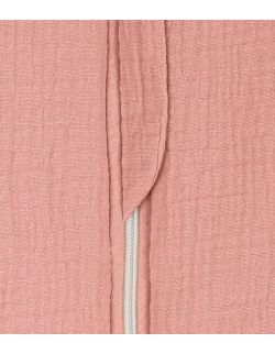 Hi Little One - ocieplany śpiworek dwustronny piżamka z nogawkami SLIM BAG BABY PINK/CORAL roz M