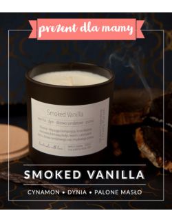 smoked vanilla świeca sojowa