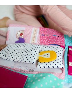 TimoSimo Składany domek dla lalki – mata sensoryczna dla dziewczynki 3+
