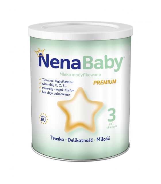 Mleko modyfikowane NenaBaby 3 - 9 x 400g