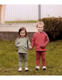 Komplet dresowy unisex dla dzieci | rudy