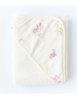 Okrycie kąpielowe w kwiatuszki wisterii