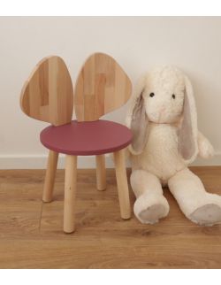 Krzesełko dziecięce mysz color wood