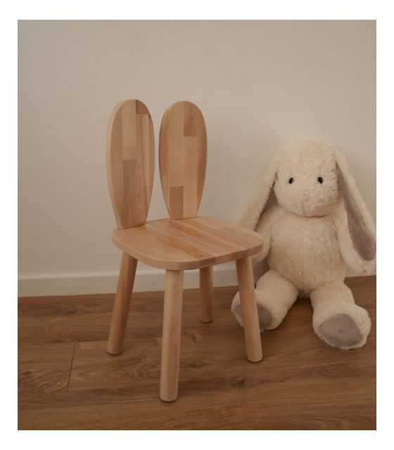 Krzesełko dziecięce królik wood 