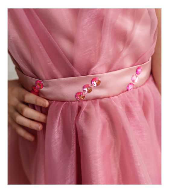 Gloria różowa sukienka balowa dla dziewczynki