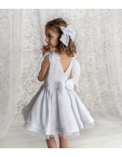 Dalia biała sukienka dla dziewczynki na wesele
