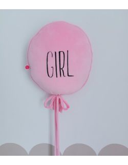 Poduszka balon GIRL PASTELOWY CUKIERKOWY RÓŻ