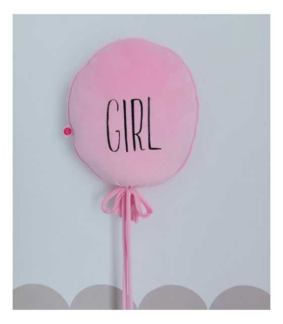 Poduszka balon GIRL PASTELOWY CUKIERKOWY RÓŻ
