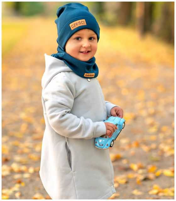 Płaszcz dziecięcy wiosenno jesienny-mglista szarość