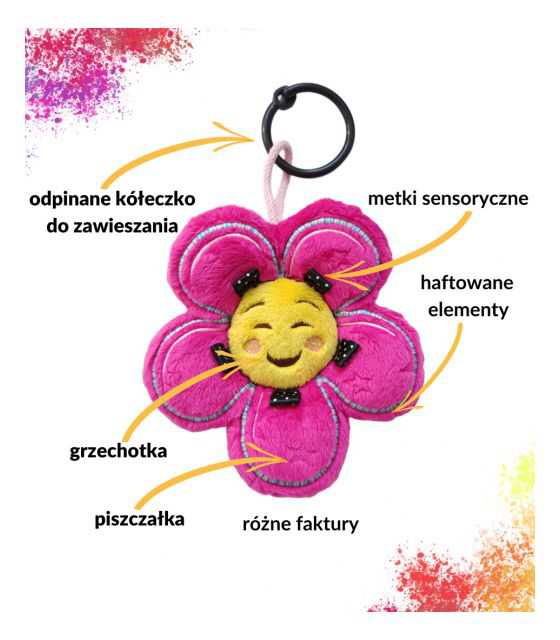 Zabawka sensoryczna Kwiatek - Kuamka