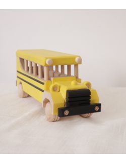 Drewniany autobus