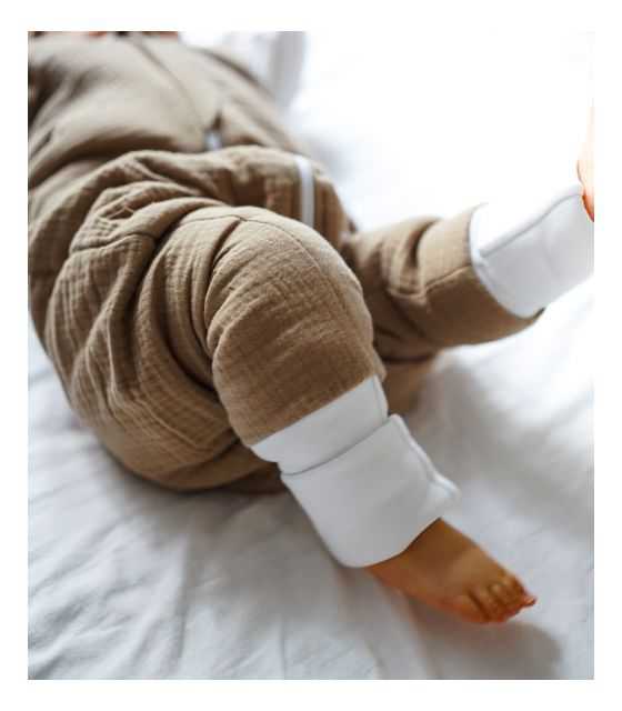 Hi Little One - ocieplany śpiworek dwustronny piżamka z nogawkami SLIM BAG TIFFANY/EMERALD roz S
