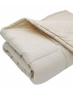 Bawełniana narzuta na łóżko 100x180 - Beżowa