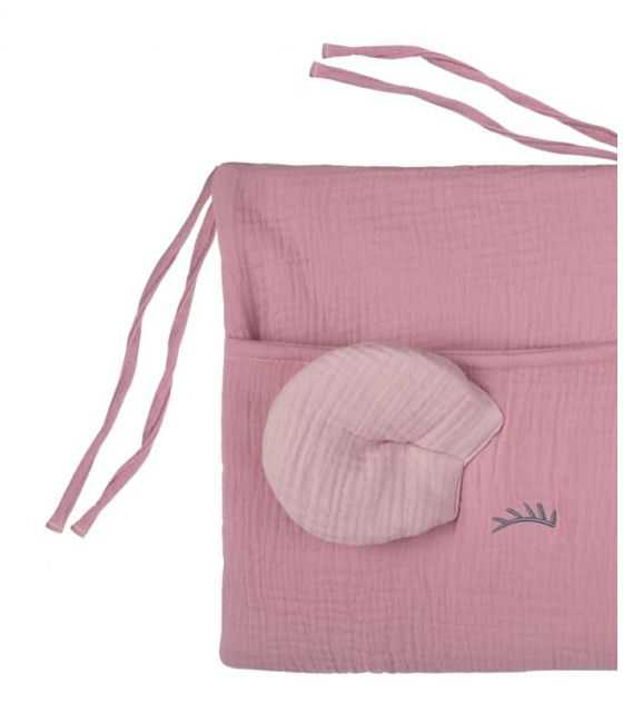 Hi Little One - organizer do łóżeczka MOUSE Baby Pink&Blush