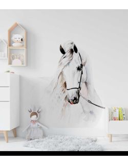 Pastelowy koń - Naklejki Na Ścianę Dla Dzieci