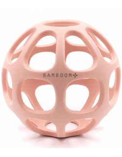 Gryzak silikonowy piłeczka różowy 4m+ BAMBOOM