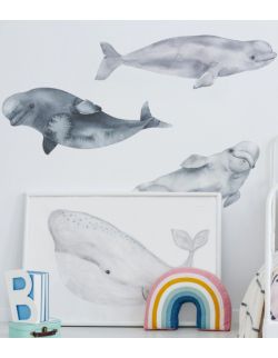 Oceanic World - Delfiny, Naklejki Na Ścianę