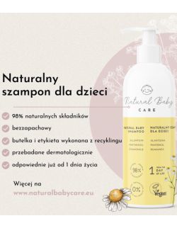 Naturalny szampon dla dzieci od 1 dnia życia