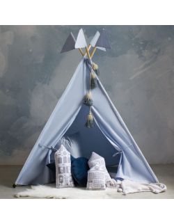 Namiot tipi błękitny+mata