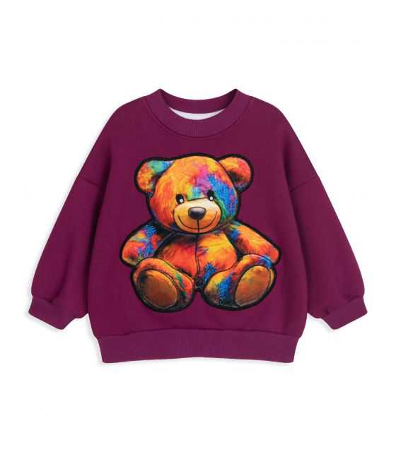 Bluza oversize Rainbow Teddy