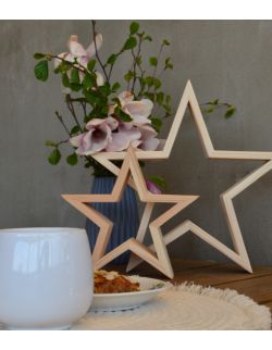 Gwiazda drewniana, dekoracja, stelaż, baza