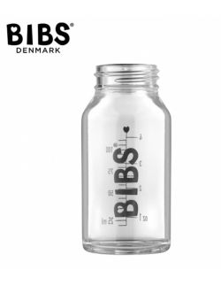 BIBS BABY GLASS BOTTLE Antykolkowa Butelka Szklana dla Niemowląt 110 ml