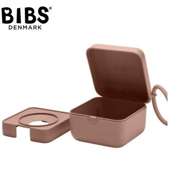 BIBS PACIFIER BOX WOODCHUCK 2 w 1 etui do smoczków oraz pojemnik do sterylizacji smoczków