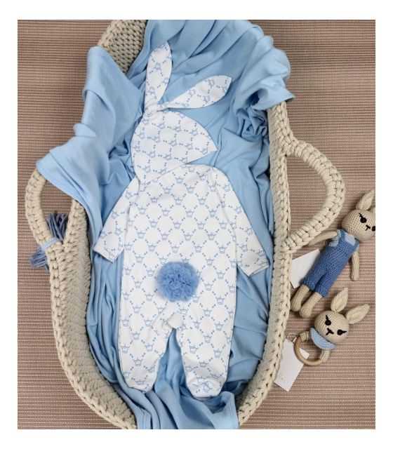 Zestaw niemowlęcy Royal Bunny Blue