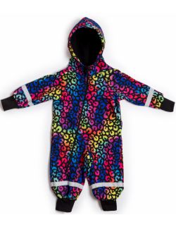 Kombinezon softshell Neon Leopard Toddler