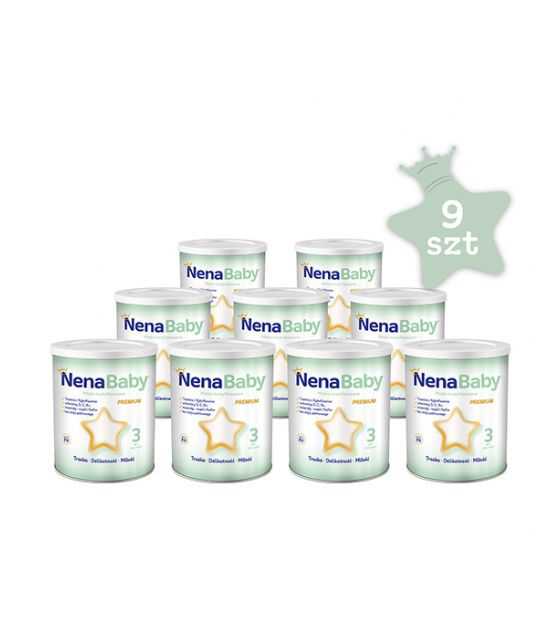 Mleko modyfikowane NenaBaby 3 - 9 x 400g