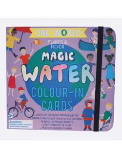  Jeden Świat Kolorowanka Wodna z Pisakiem 10 kart 