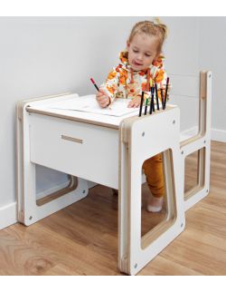 Biurko ze sklejki dla małego dziecka – MAJA