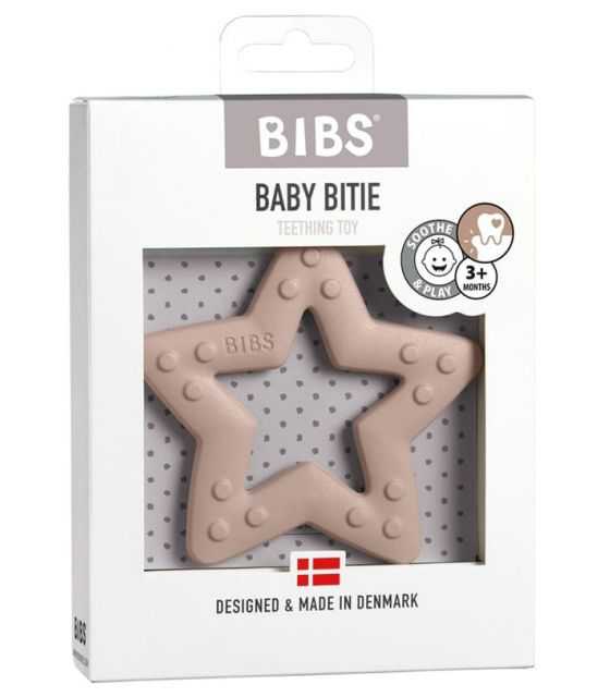BIBS BABY BITIE STAR BLUSH gryzak dla niemowlaka