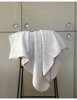 Ręcznik bambusowy -  jasny szary