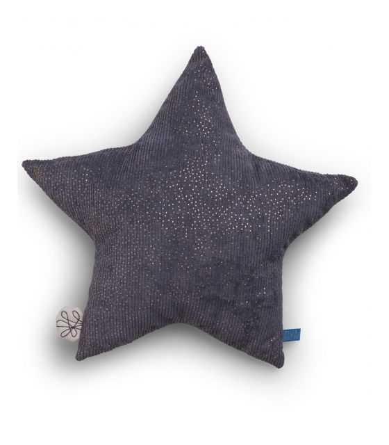 Poduszka dekoracyjna Sparkle Star GREY 25 cm