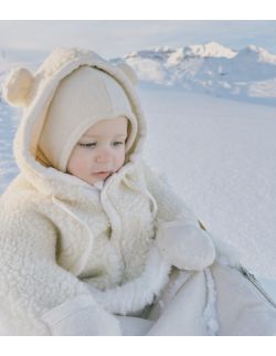 Miś Polarny: Kombinezon z wełny dziewiczej