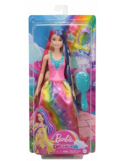 Lalka Barbie Fioletowo-czerwone włosy