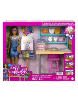 Lalka Barbie Pracownia artystyczna Zestaw