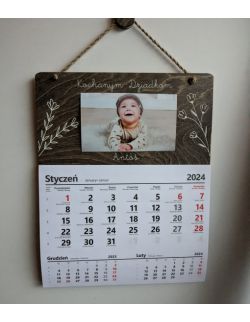 Kalendarz dla babci i dziadka ze zdjęciem